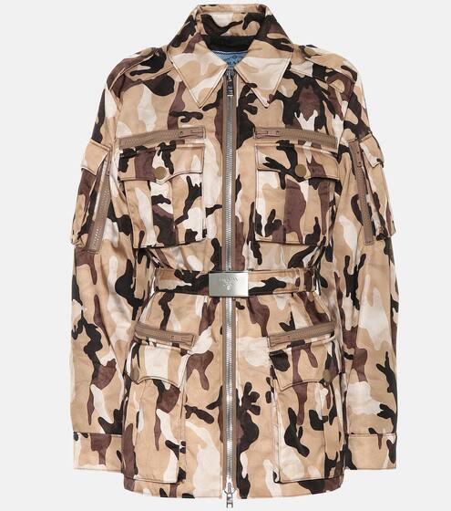 Camouflage jacket | Prada