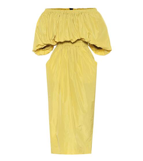 Off-shoulder midi dress | Dries Van Noten