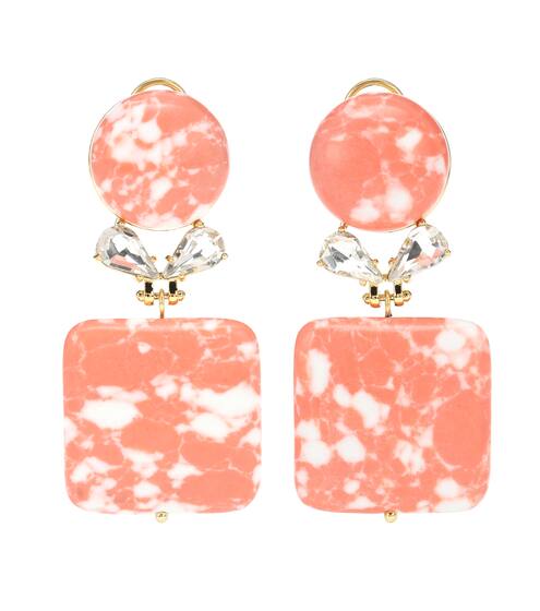 أقراط مرصعة بالكريستال Stone Starlet | Lele Sadoughi