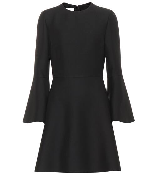 فستان من كريب الصوف والحرير | Valentino