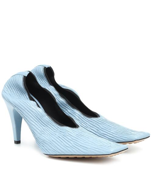 Crunch Sharpei leather pumps | Bottega Veneta