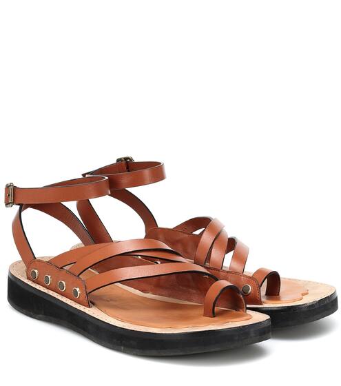 Leather sandals | Loewe