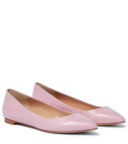 Leather ballet flats | Gianvito Rossi