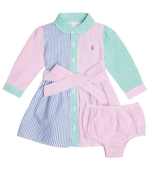 Baby striped dress and bloomers set | Polo Ralph Lauren Kids