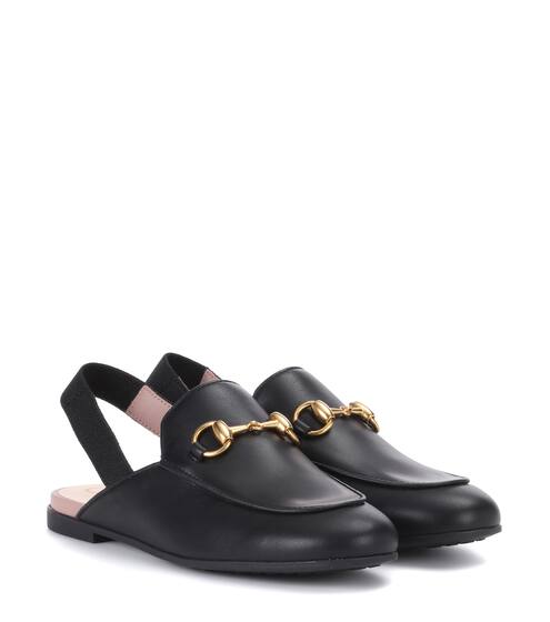 Princetown leather slippers | Gucci Kids