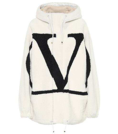VLOGO shearling jacket | Valentino
