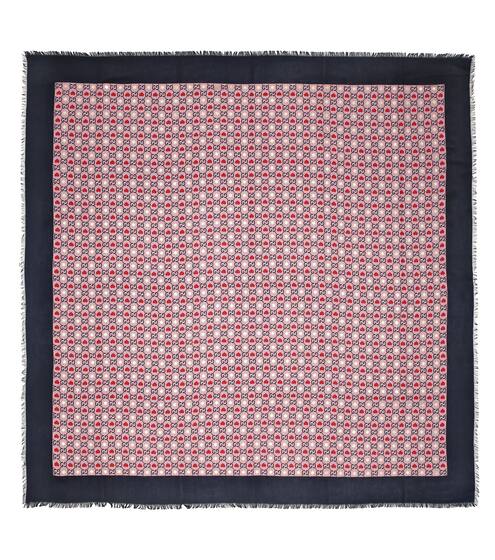 Bedrucktes Tuch mit Seidenanteil | Gucci