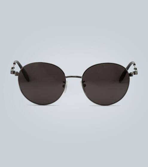 Rounded metal sunglasses | Alexander McQueen