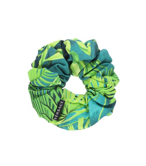 Jungle-print scrunchie | Versace
