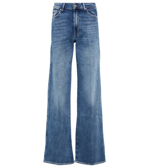 Lotta high-rise wide-leg jeans | 7 For All Mankind