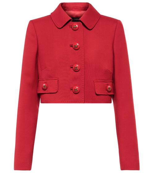 Cropped wool jacket | Dolce & Gabbana