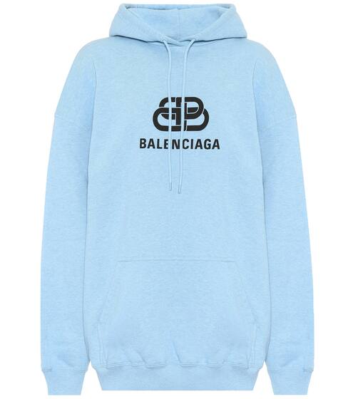 Logo cotton hoodie | Balenciaga