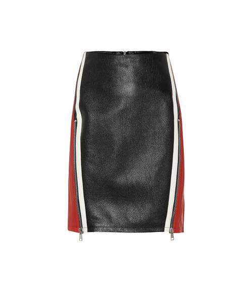 Leather miniskirt | Alexander McQueen