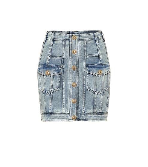Denim miniskirt | Balmain