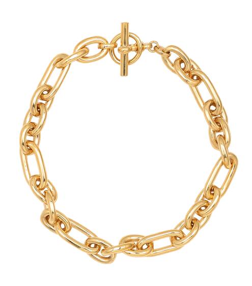 Medium Watch 18kt gold-plated chain necklace | Tilly Sveaas
