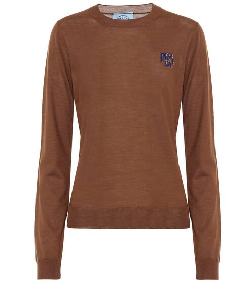 Intarsia wool sweater | Prada