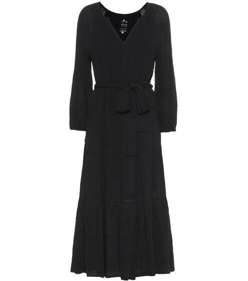 Cotton midi dress | Velvet