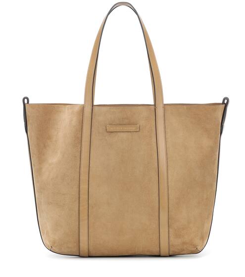 Suede tote | Brunello Cucinelli