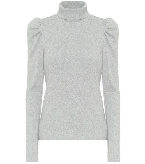 Roll-neck stretch-cotton sweater | Veronica Beard