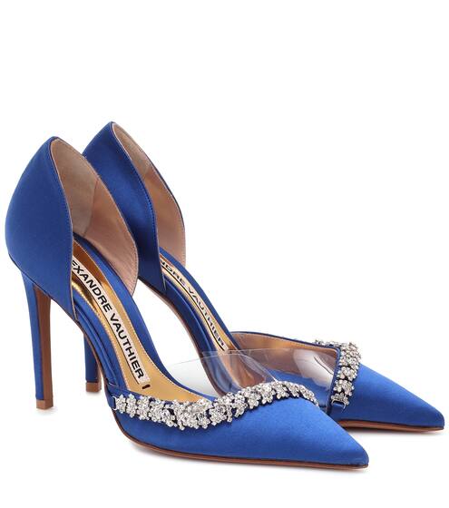 Verzierte Pumps Ane aus Satin | Alexandre Vauthier