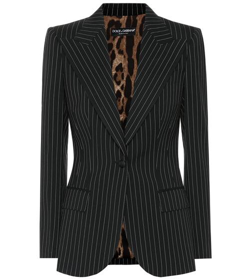 Striped wool blazer | Dolce & Gabbana
