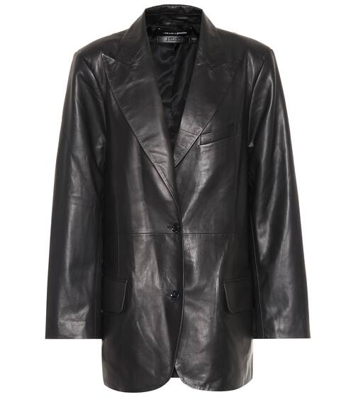 x Elsa Hosk Birthday leather jacket | J Brand