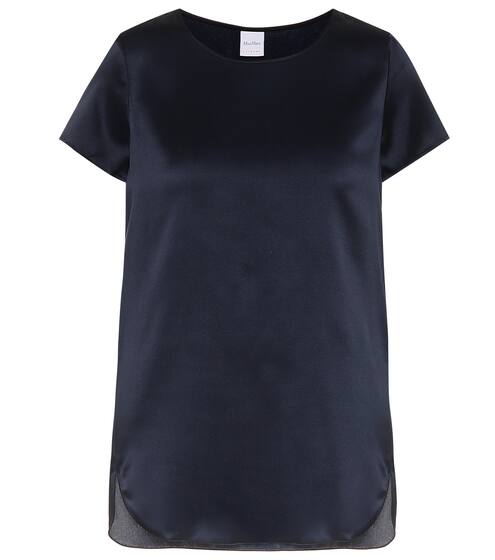 Leisure Cortona stretch-silk top | Max Mara