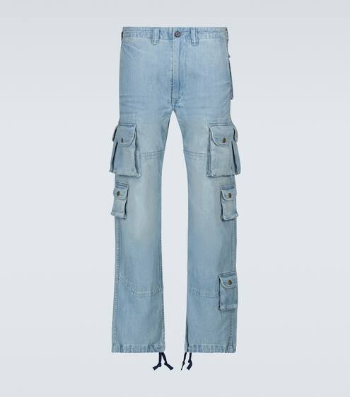 Exclusive to Mytheresa –Tactical denim cargo pants | Polo Ralph Lauren