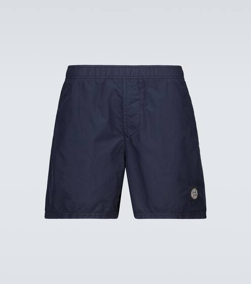 Textured swim shorts | Stone Island