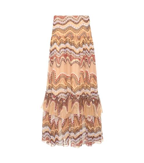 Exclusive to mytheresa.com – printed silk-crepon skirt | Chloé