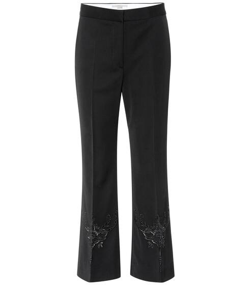 Alissa embroidered wool pants | Stella McCartney