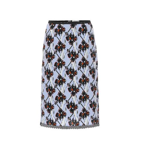 Flower Breeze silk-blend skirt | Dorothee Schumacher
