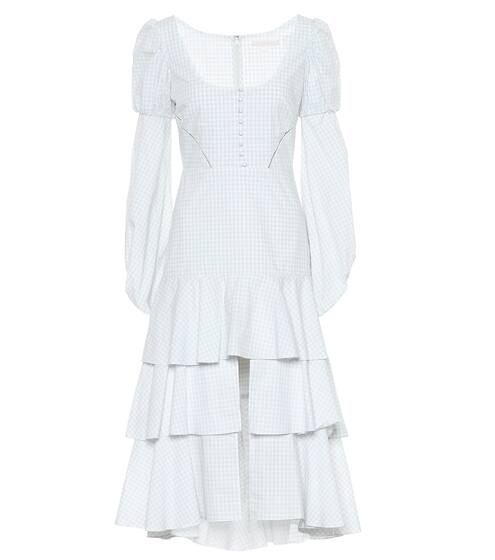 Cotton checked dress | Jonathan Simkhai