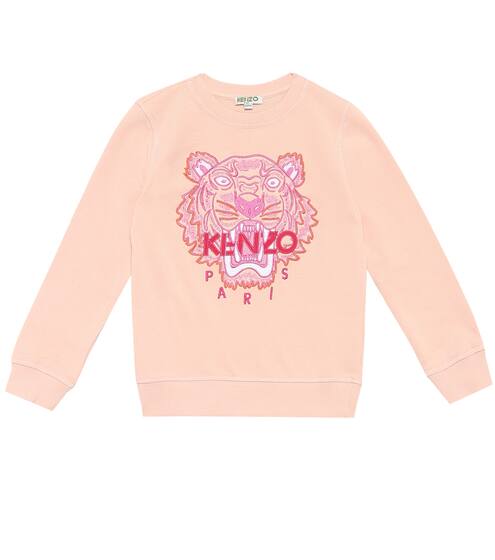 Logo cotton-jersey sweatshirt | Kenzo Kids