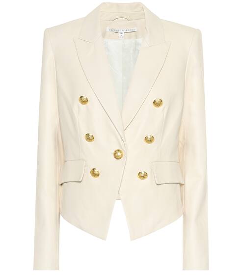 Cooke leather blazer | Veronica Beard