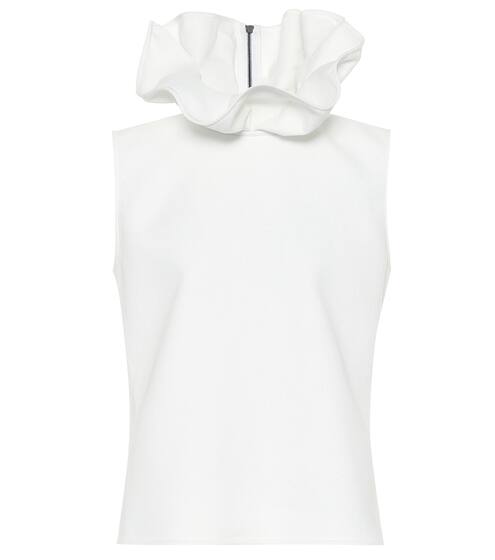 توب بياقة مرتفعة من القطن المخلوط Fruition | Maticevski