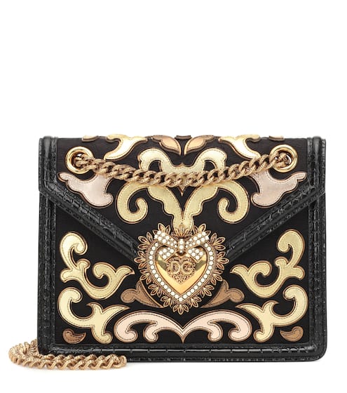 Devotion Medium brocade shoulder bag | Dolce & Gabbana