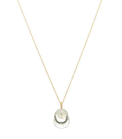 Halskette Verre Simple Diamant aus 14kt Gelbgold mit Diamanten | Sophie Bille Brahe