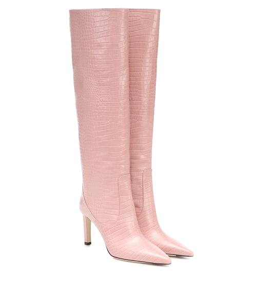 Mavis 85 leather knee-high boots | Jimmy Choo