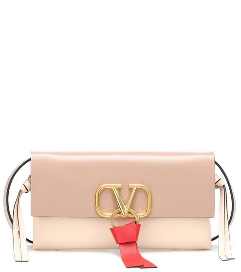 Valentino Garavani VRING Small leather crossbody bag | Valentino