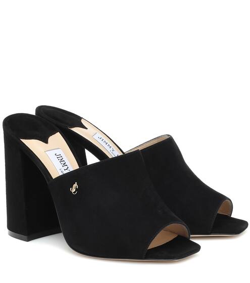 Baia 100 suede sandals | Jimmy Choo