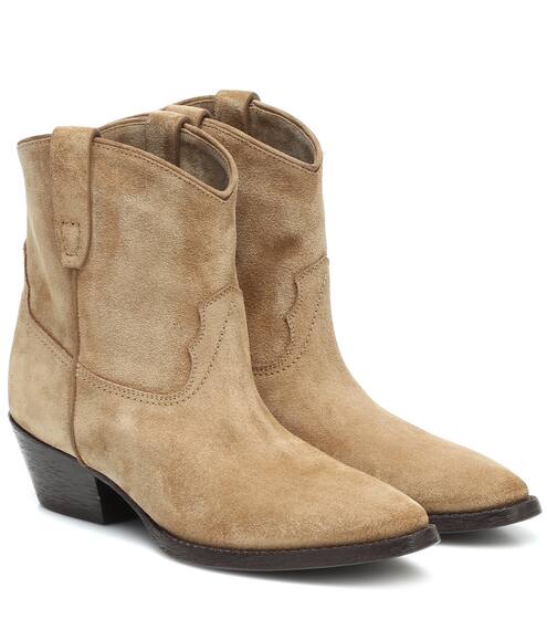 West 45 suede ankle boots | Saint Laurent