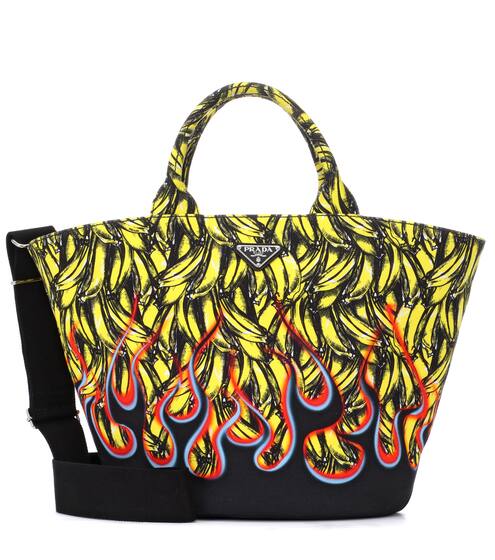 Prada Bags Women S Handbags Uk Mytheresa Exclusive To Mytheresa Printed Canvas Tote Prada