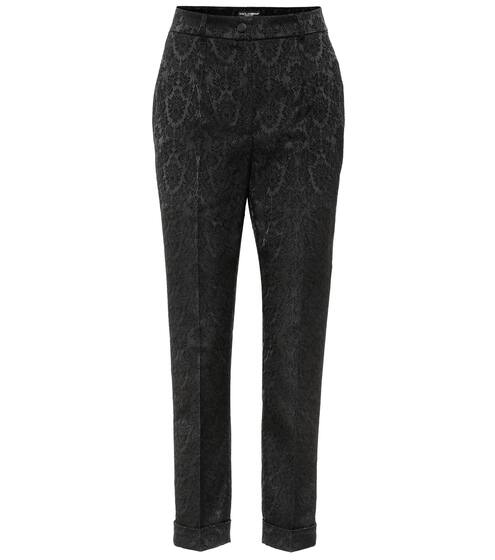 Cropped jacquard pants | Dolce & Gabbana