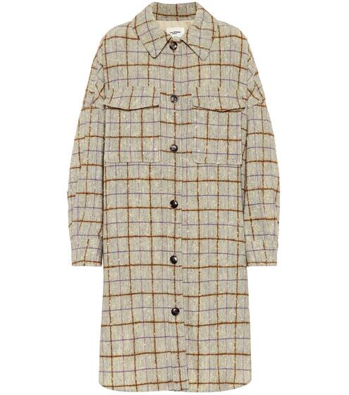 Oario checked wool coat | Isabel Marant, Étoile