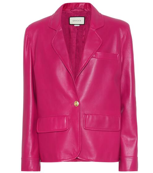 Leather blazer | Gucci