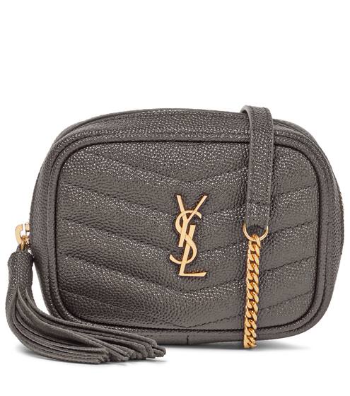 Lou Micro leather crossbody bag | Saint Laurent