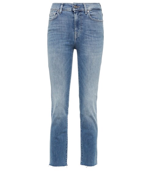 The Straight Crop mid-rise jeans | 7 For All Mankind