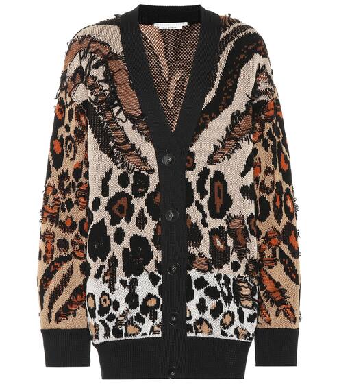 Exclusive to Mytheresa – Animal-jacquard cardigan | Stella McCartney