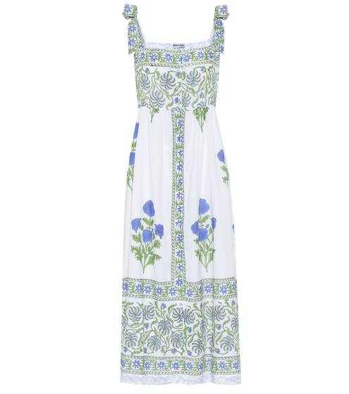 Floral cotton midi dress | Juliet Dunn